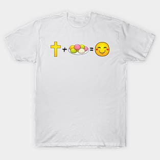 Christ plus Mochi equals happiness T-Shirt